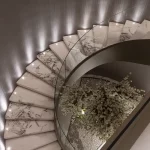 Design for staircase, Staircase railing design, Home staircase design, Stairs for home, Staircase location as per vastu, luxury homes, staircase details, glass design for staircase, Vastu tips for staircase, staircase tiles, duplex house staircase, light for staircase, staircase railing, Talati & Partners