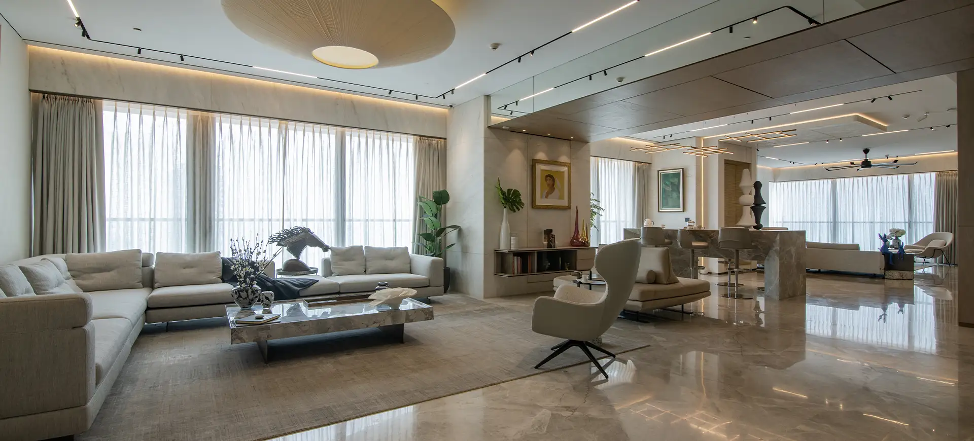 Best Stylish Uber Luxury Apartment Interior Design | TPA